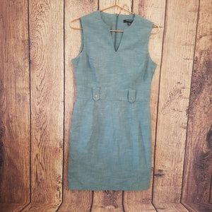 Sharagano womens blue dress casual size 8